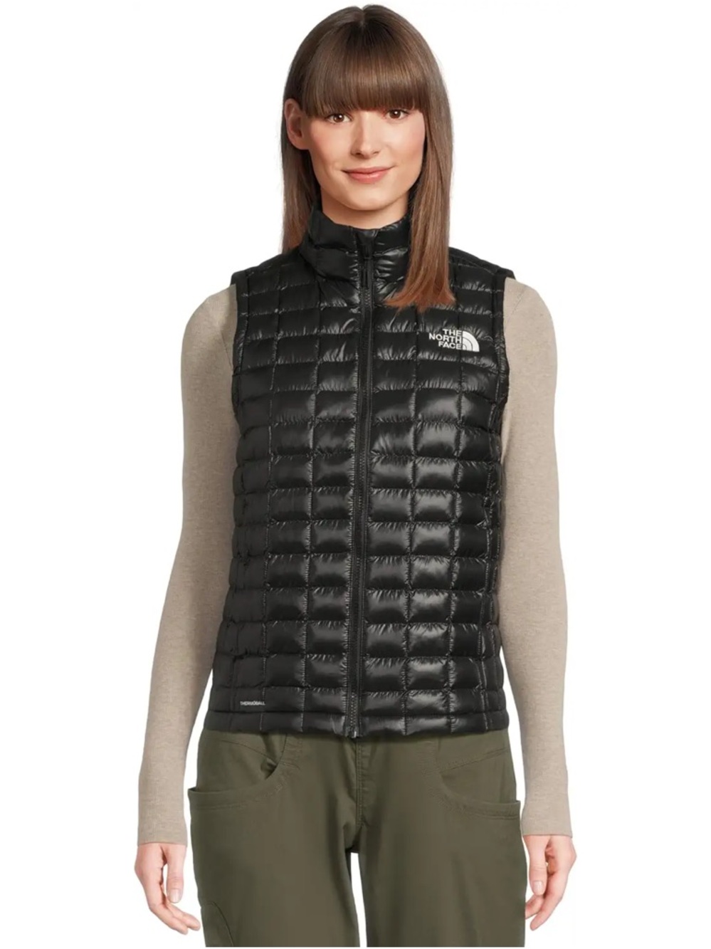 The North Face Black Quilted Lightweight Down Vest